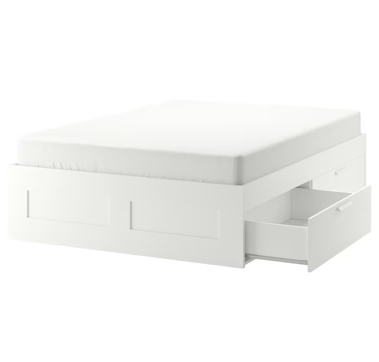 IKEA MALM White Full Size Bed Frame with Storage - photo 2