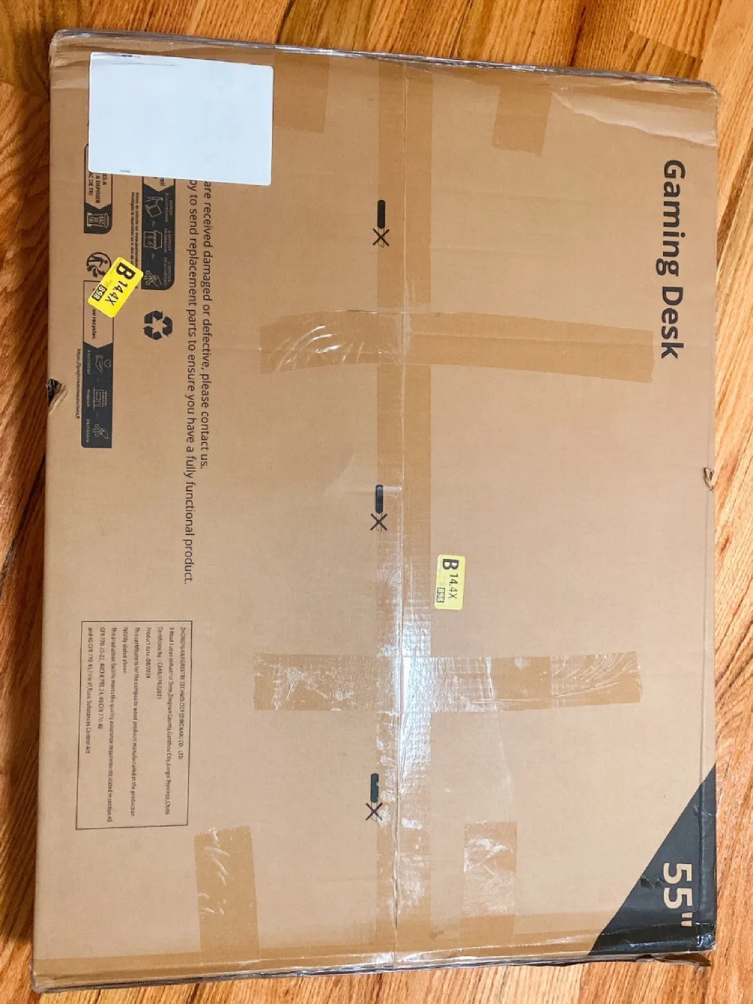 55" Gaming Desk with RGB LED Lighting - Brand New in Box image indicator(2)