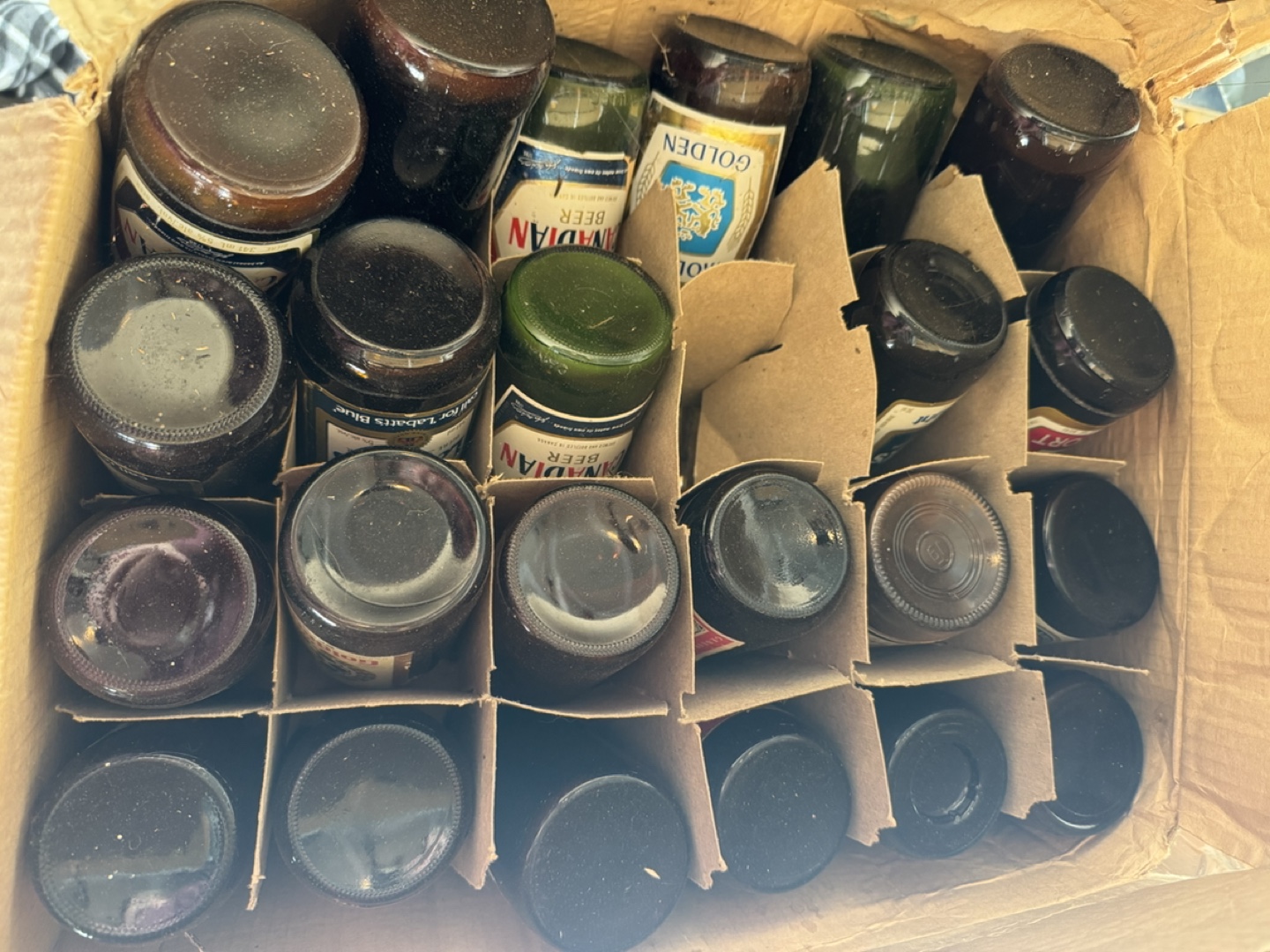 Collection of vintage beer bottles - photo 4