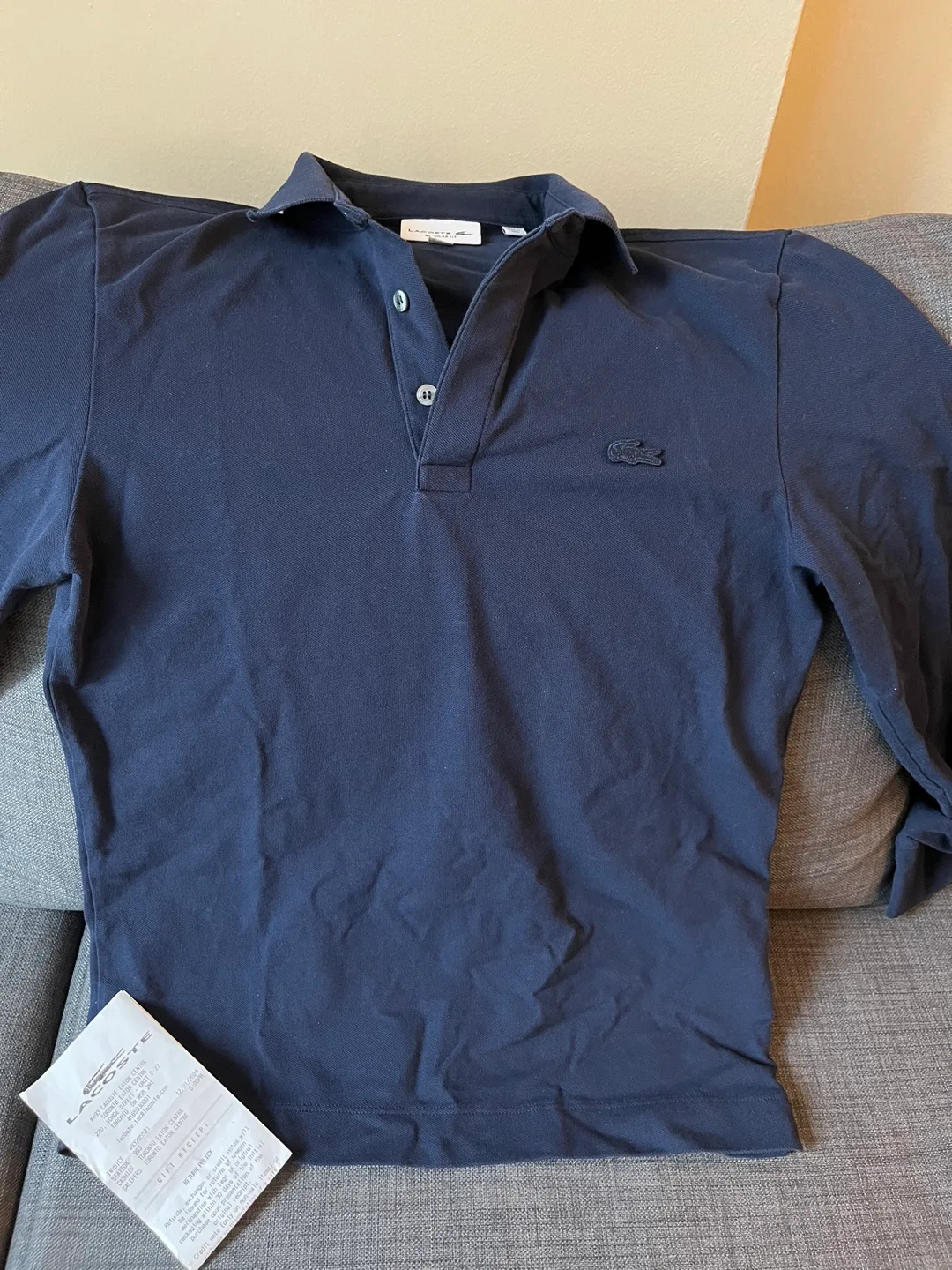 Men's Lacoste Long-Sleeve Polo Shirt