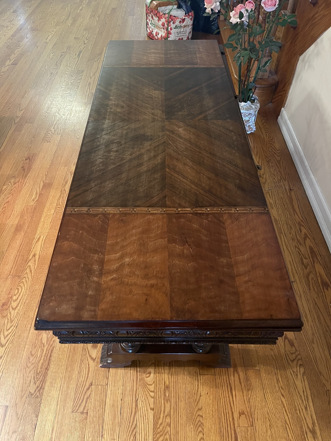 Antique Style Wood Console Table - photo 2