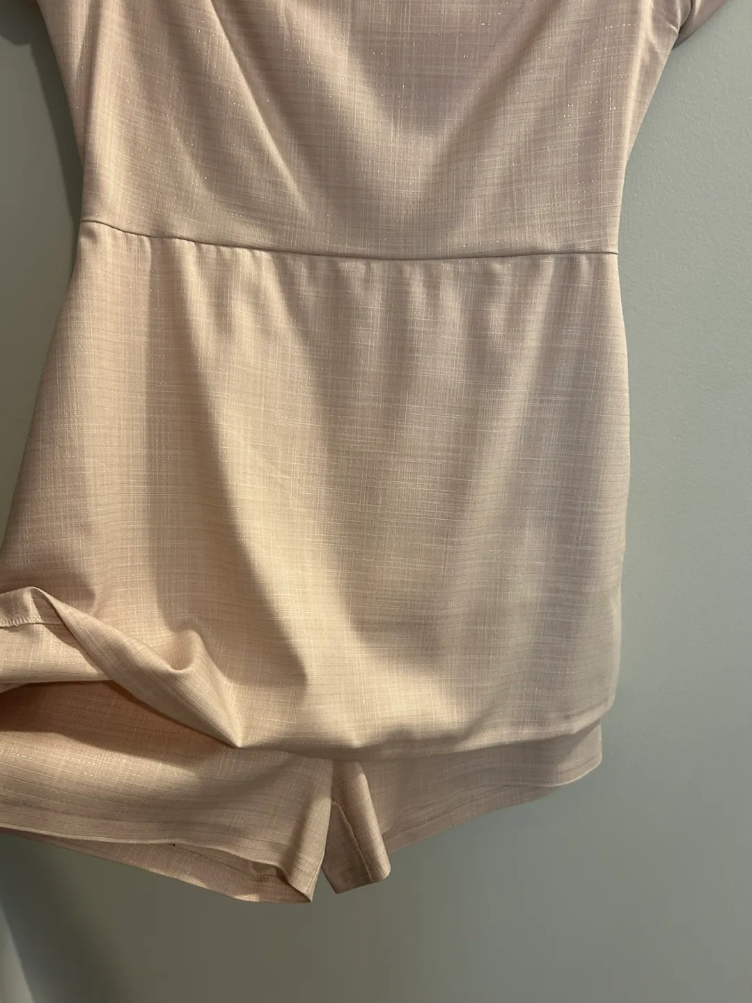 Pink Short-Sleeve Romper image indicator(2)