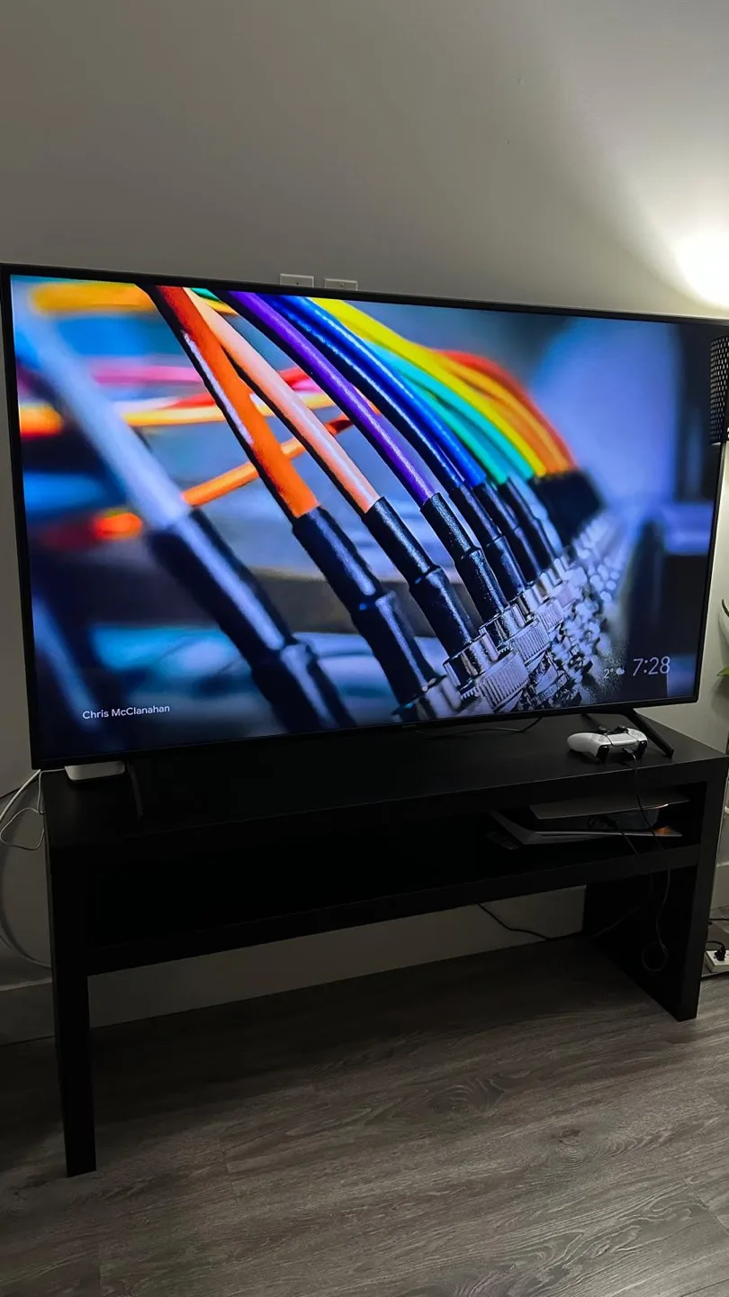 Black TV Stand Console Table ikea image indicator(5)