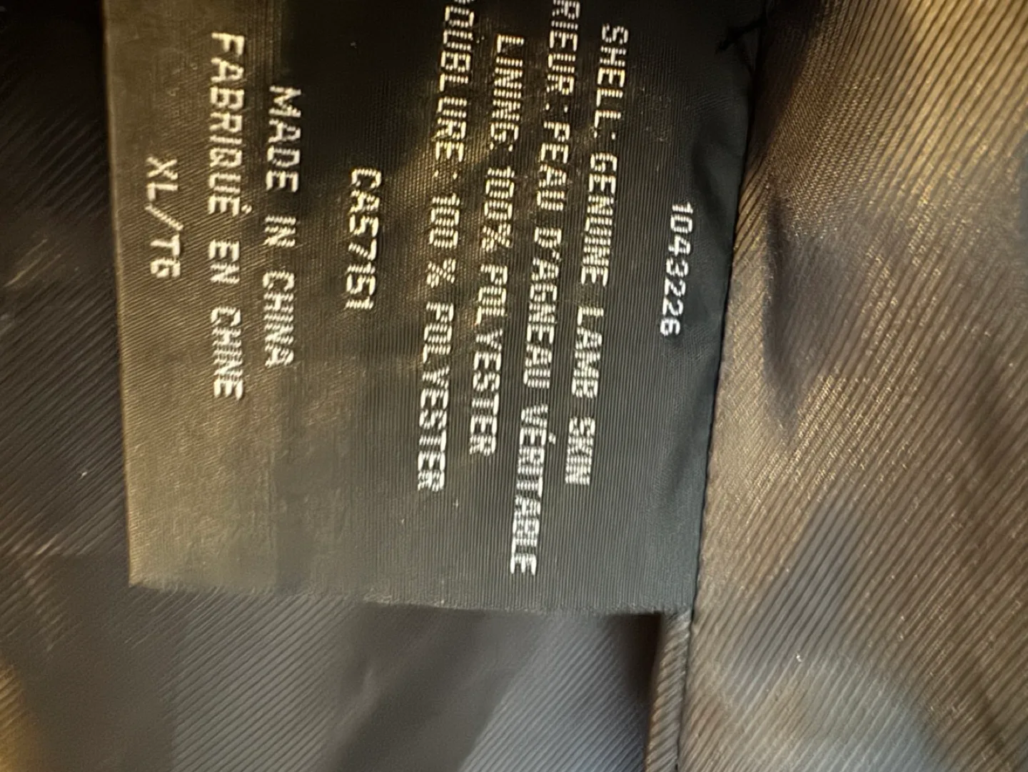 Cole Haan Women's Black Leather Jacket - Size XL image indicator(4)