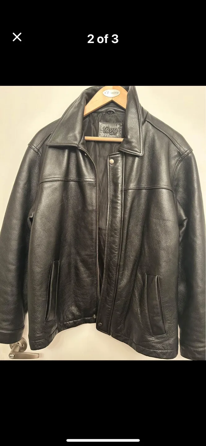 Men's Togo Leather Jacket image indicator(2)