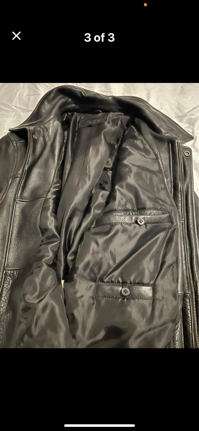 Men's Togo Leather Jacket image indicator(3)