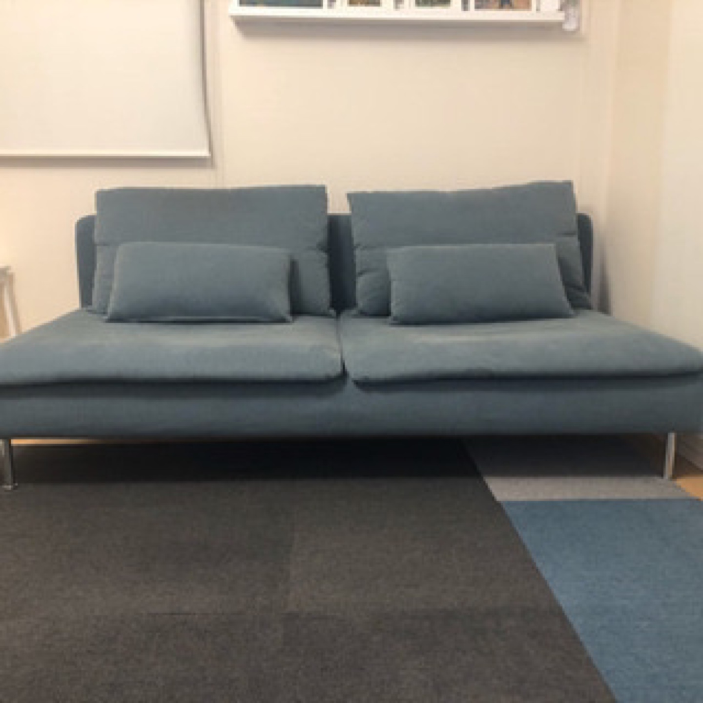 IKEA Söderhamn Sofa Section - Finsta Turquoise - photo 4