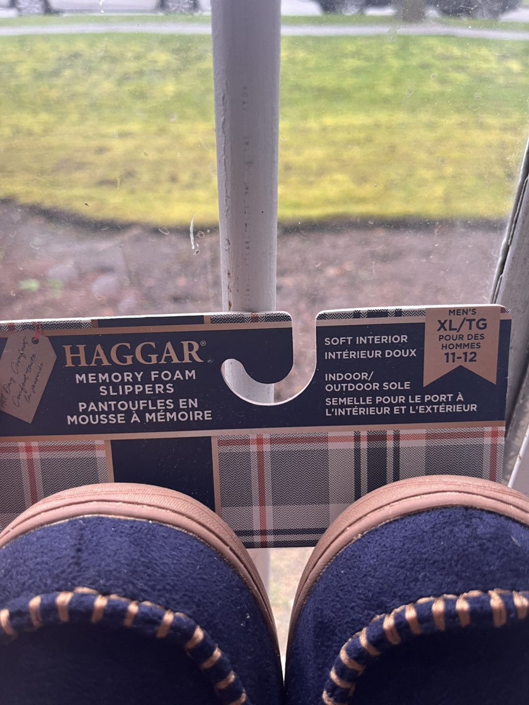 Haggar Men's Memory Foam Slippers - Size XL/TG (11-12) - photo 2