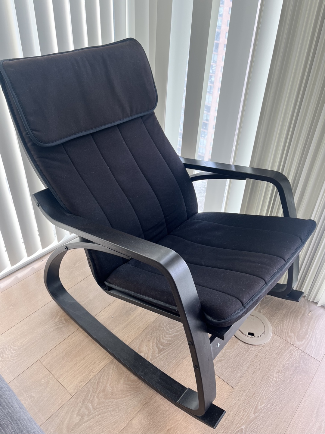 Black Rocking Chair (Ikea Poang) - photo 2