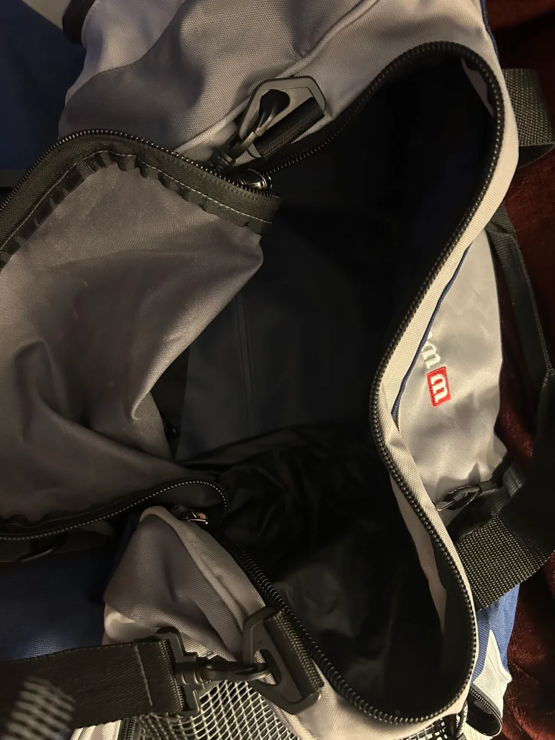 Wilson Blue and Grey Sports Duffle Bag image indicator(2)