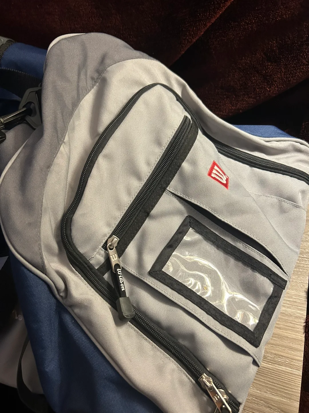 Wilson Blue and Grey Sports Duffle Bag image indicator(5)