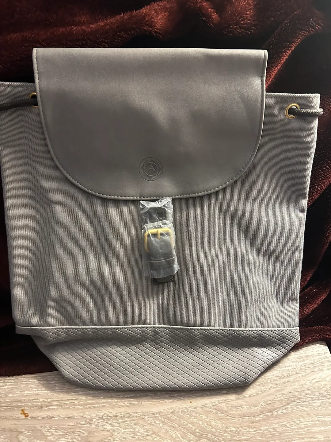 Grey Drawstring Backpack image indicator(2)
