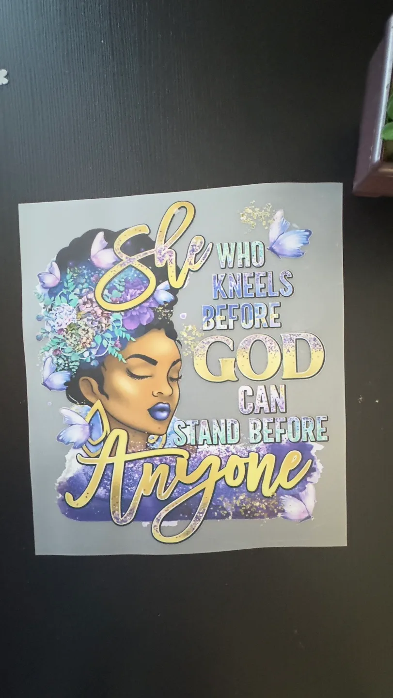 Iron-on Transfers: Black Queen Affirmation Designs thumbnail