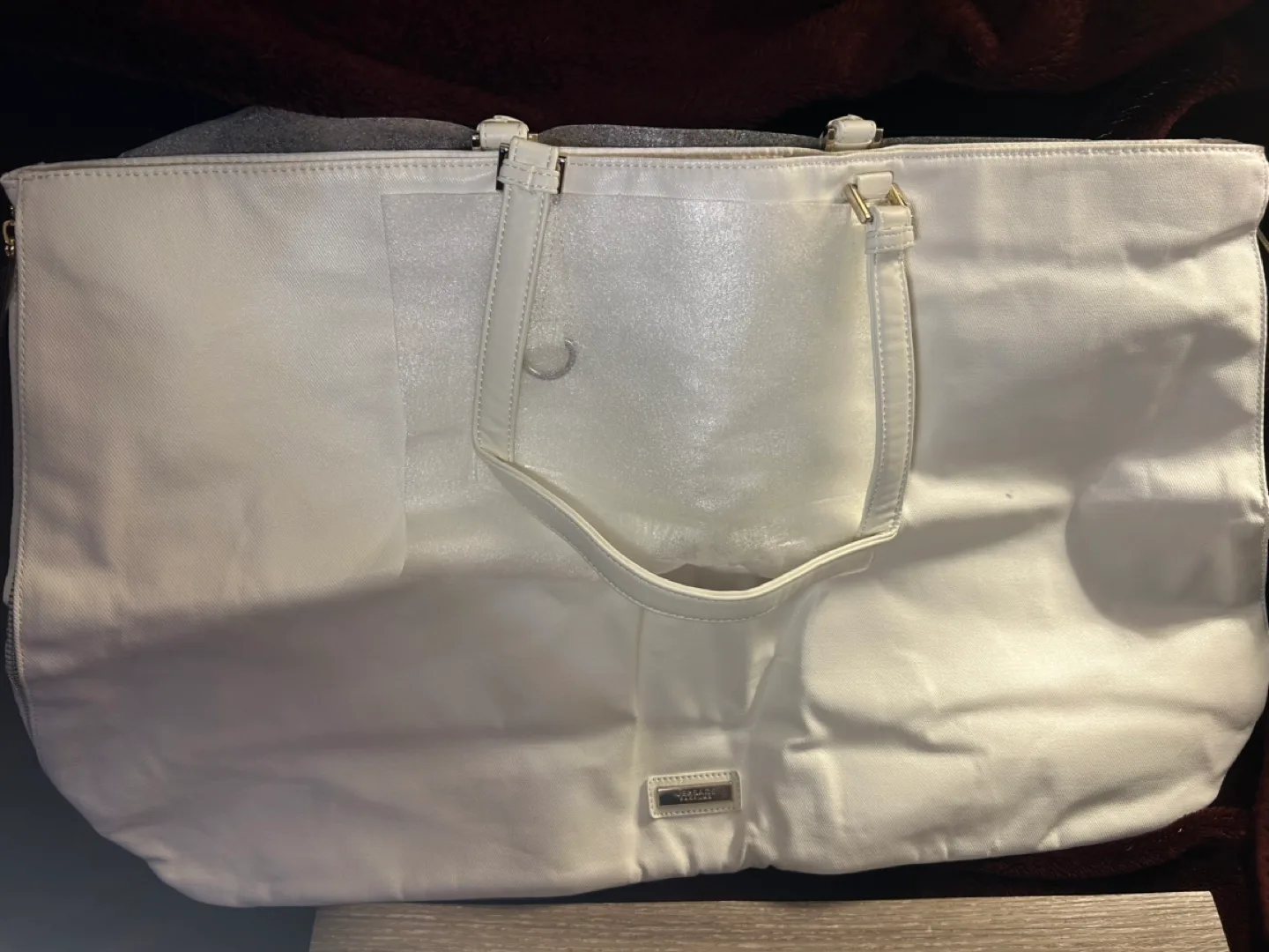 Versace Large White Tote Bag image indicator(3)