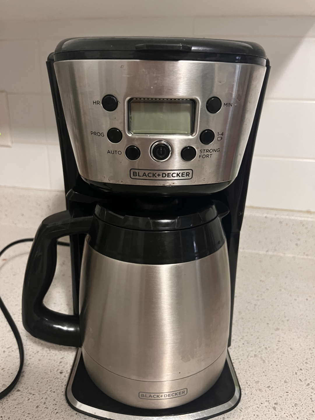 Black+Decker Programmable Coffee Maker with Thermal Carafe