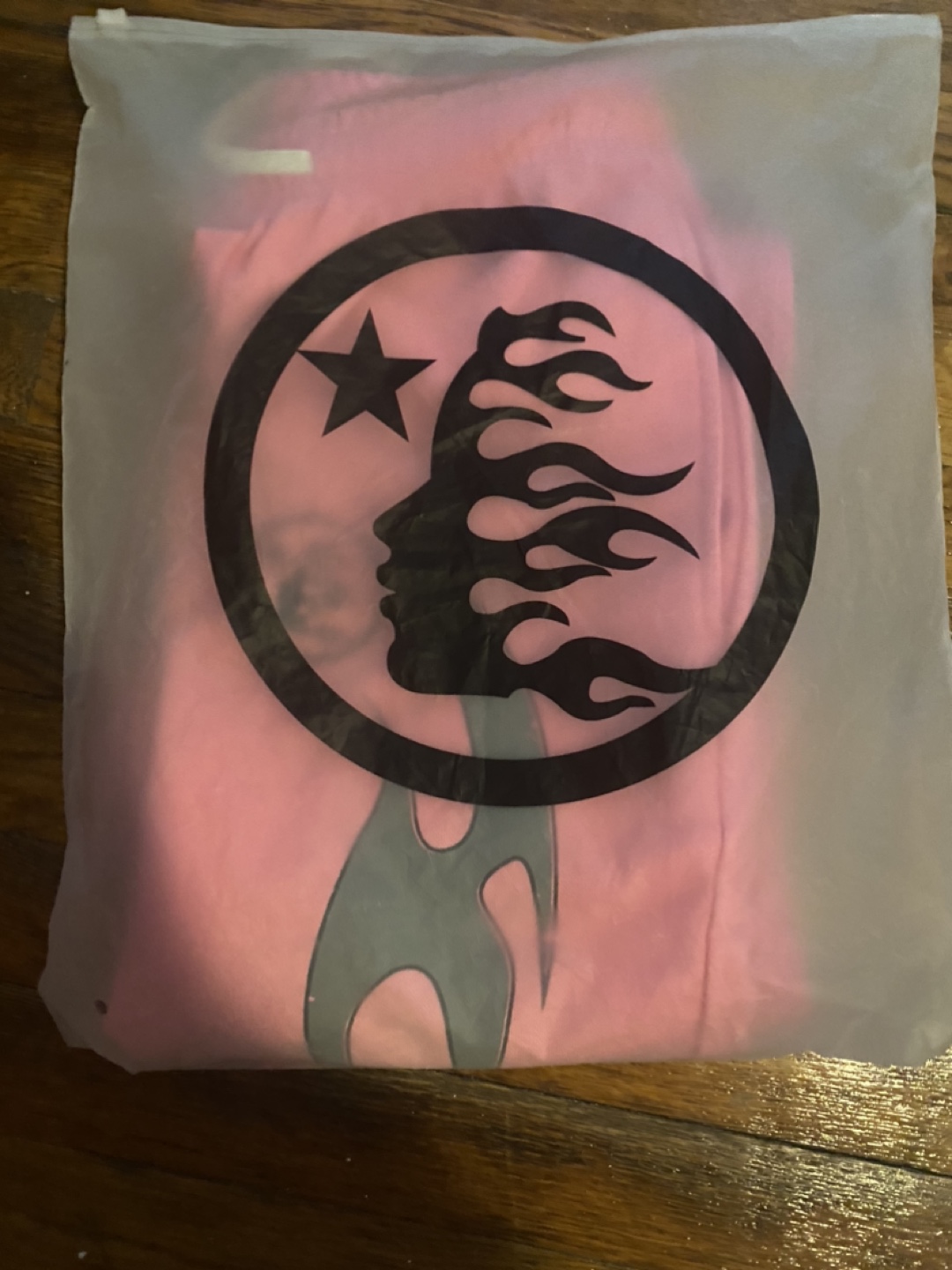 Pink Flame Graphic Sweatpants