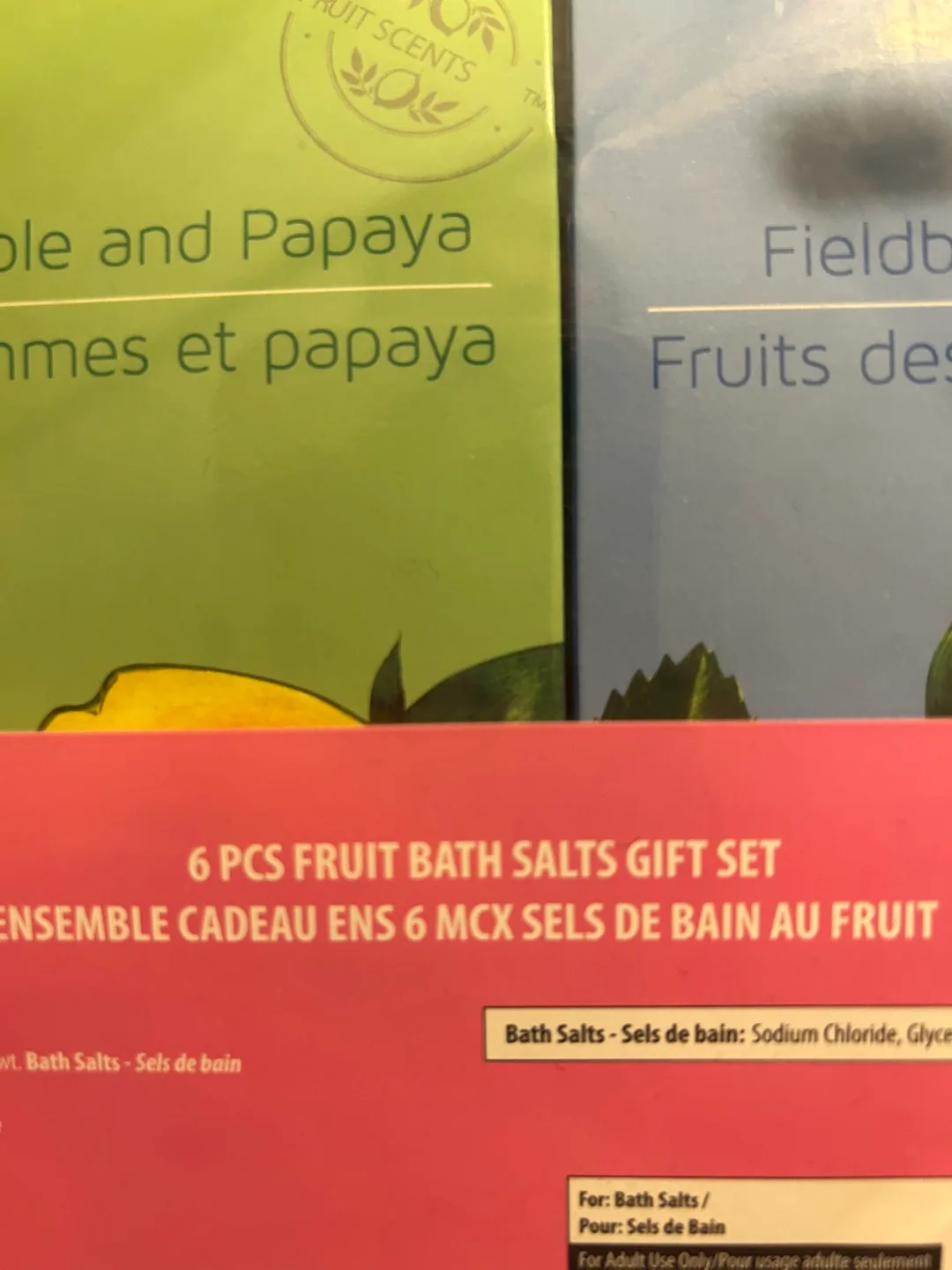 Alpen Secrets 6-Piece Fruit Bath Salts Gift Set image indicator(2)