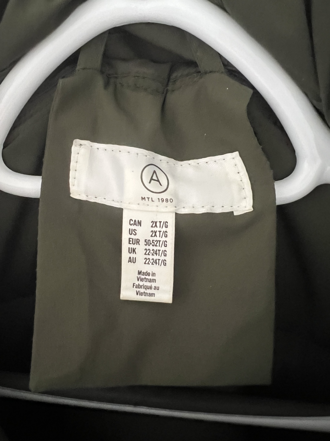 Addition Elle Olive Green Puffer Jacket - Size 2X - photo 3