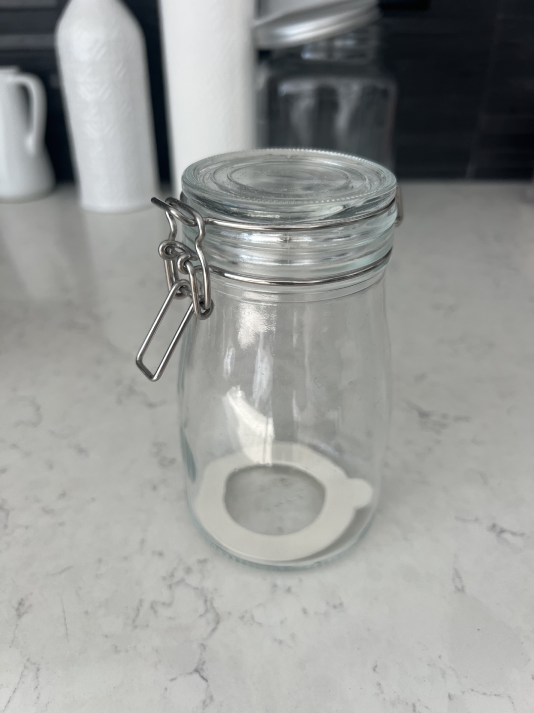 Glass Mason Jars with Metal Lid (5 individual jars)