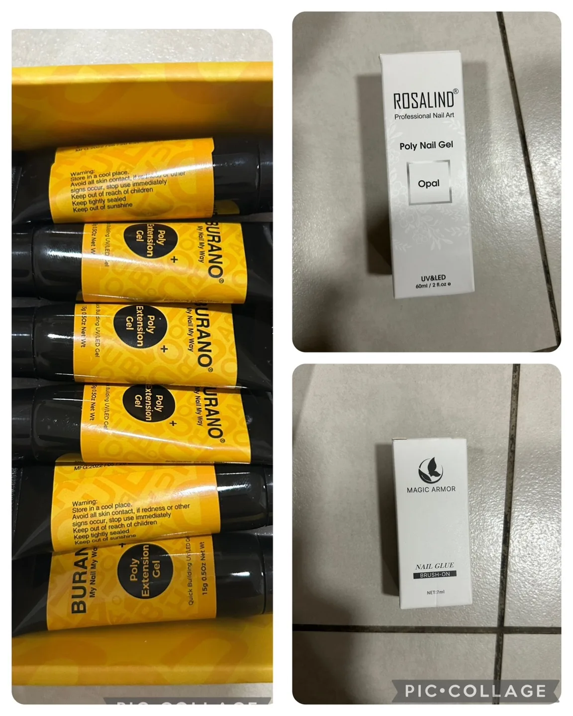 Nail Salon Starter Kit - UV Lamp, Gels, Tips & More! image indicator(9)