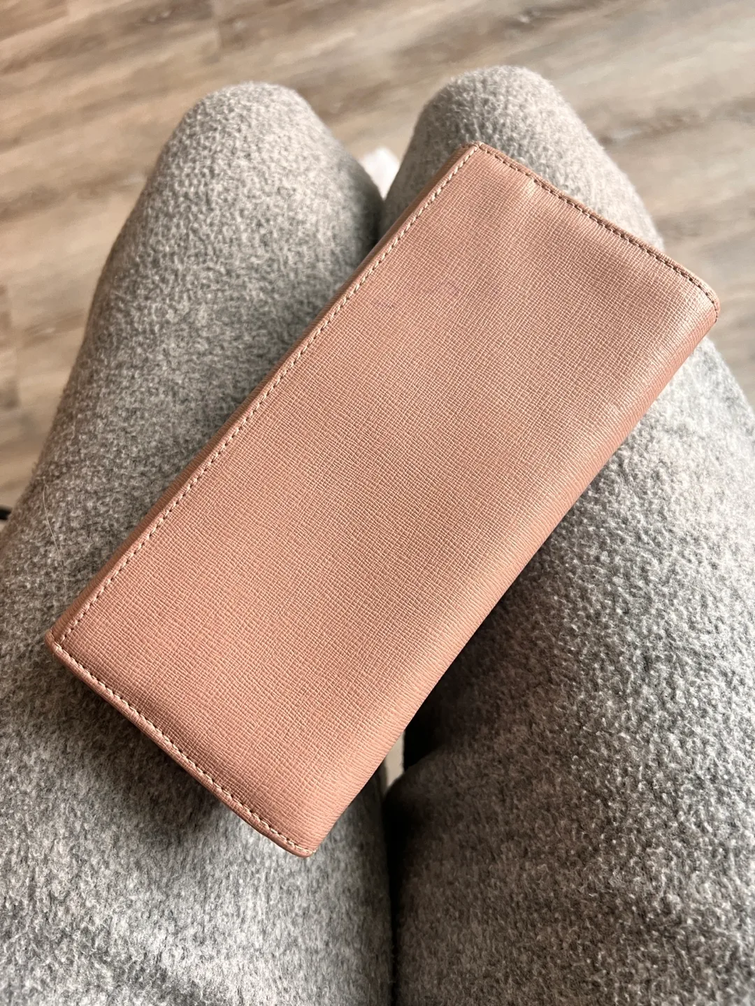 Furla blush pink leather wallet image indicator(2)