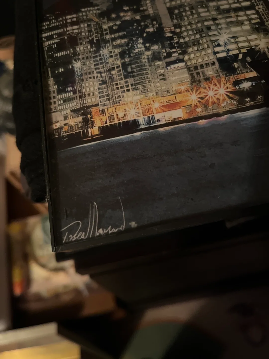 Framed Toronto Skyline Art Work image indicator(2)