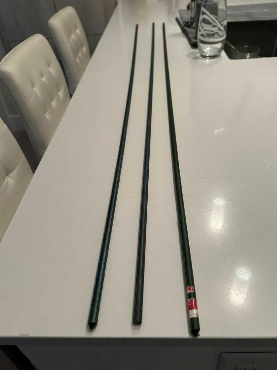 Three Panacea Quest Select Plasticized Steel Plant Stakes