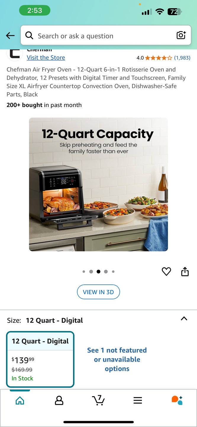 Chefman Air Fryer Oven - photo 4