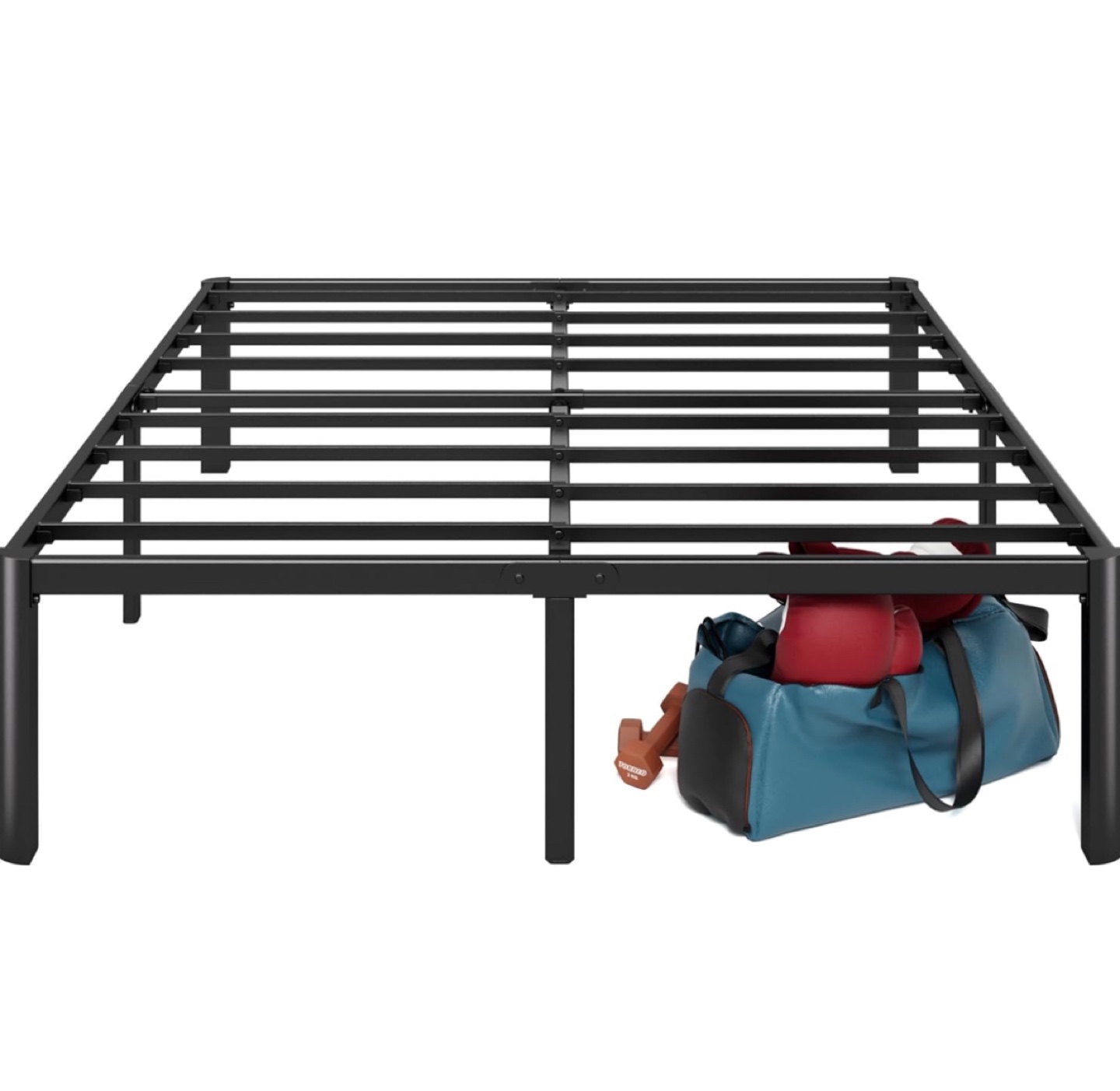 Queen Metal Bed Frame - Sturdy & Durable