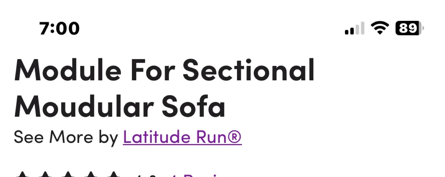 Latitude Run® Modular Sectional Sofa Module - Off-White image indicator(4)