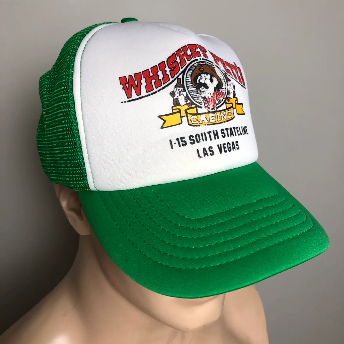 Vintage Whiskey Pete’s Casino Las Vegas Mesh SnapBack Hat image indicator(5)