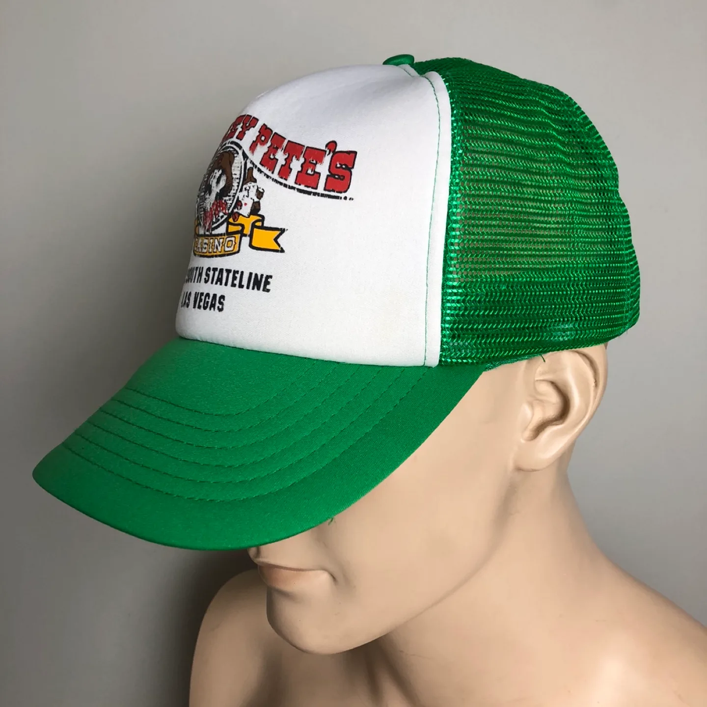 Vintage Whiskey Pete’s Casino Las Vegas Mesh SnapBack Hat image indicator(2)