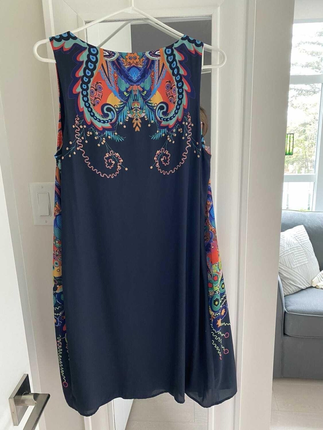 Tribal Sleeveless Printed Shift Dress Fits Size M - photo 2