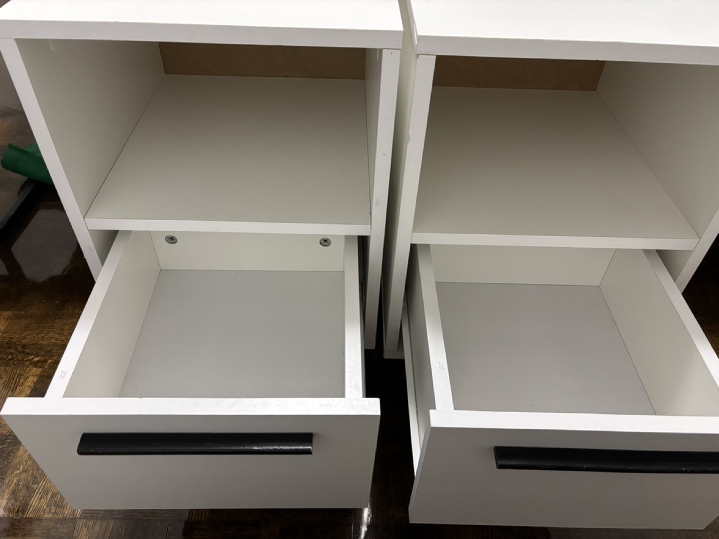 Pair of White Nightstands