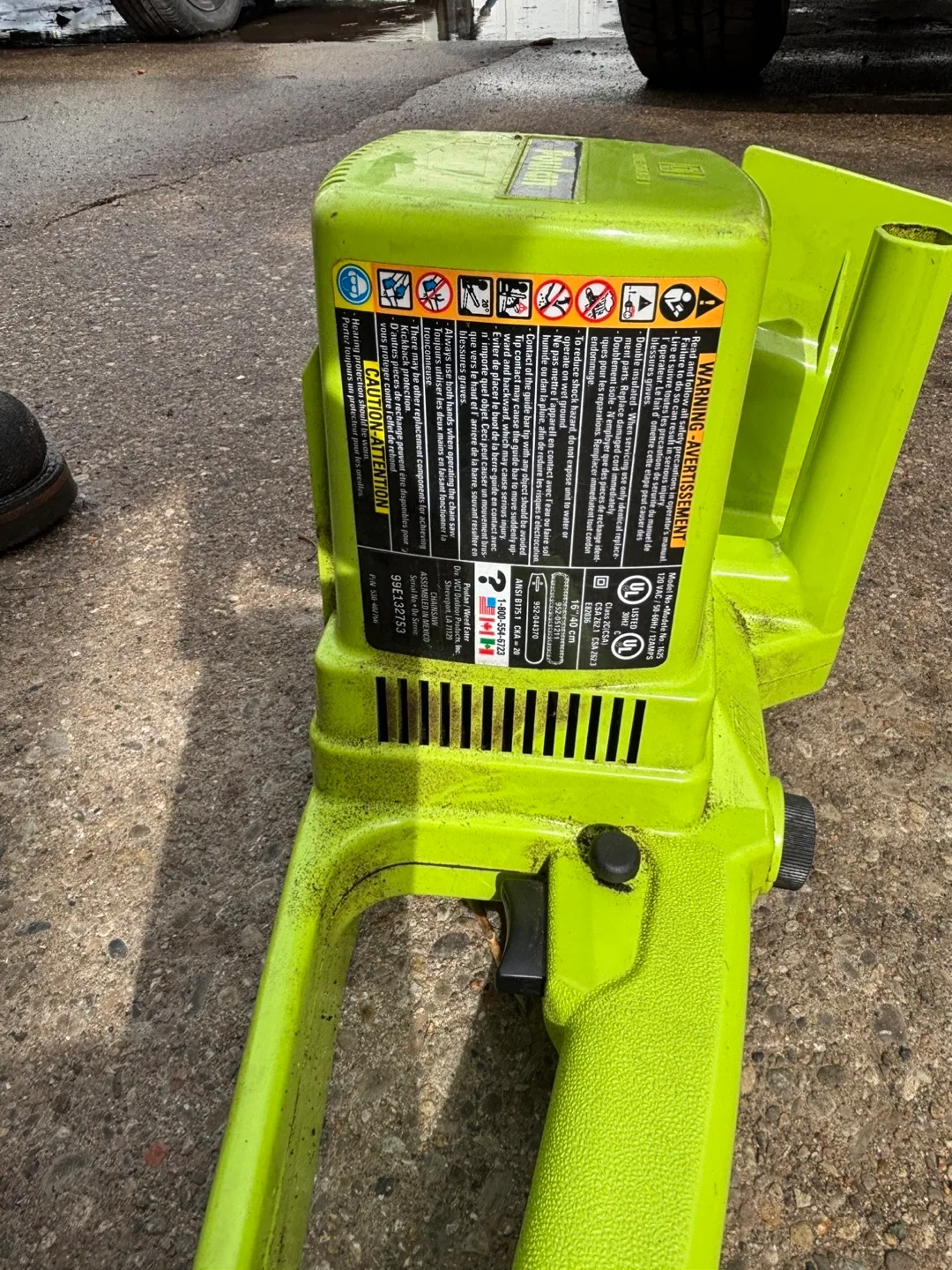 Poulan 1625 Handyman 16" Electric Chainsaw image indicator(6)