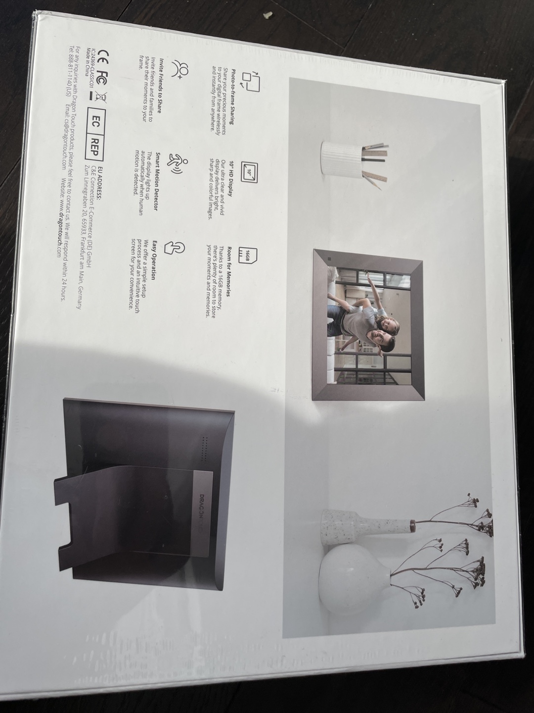 Dragon Touch Classic 10 Elite Digital Photo Frame - New in Box - photo 2