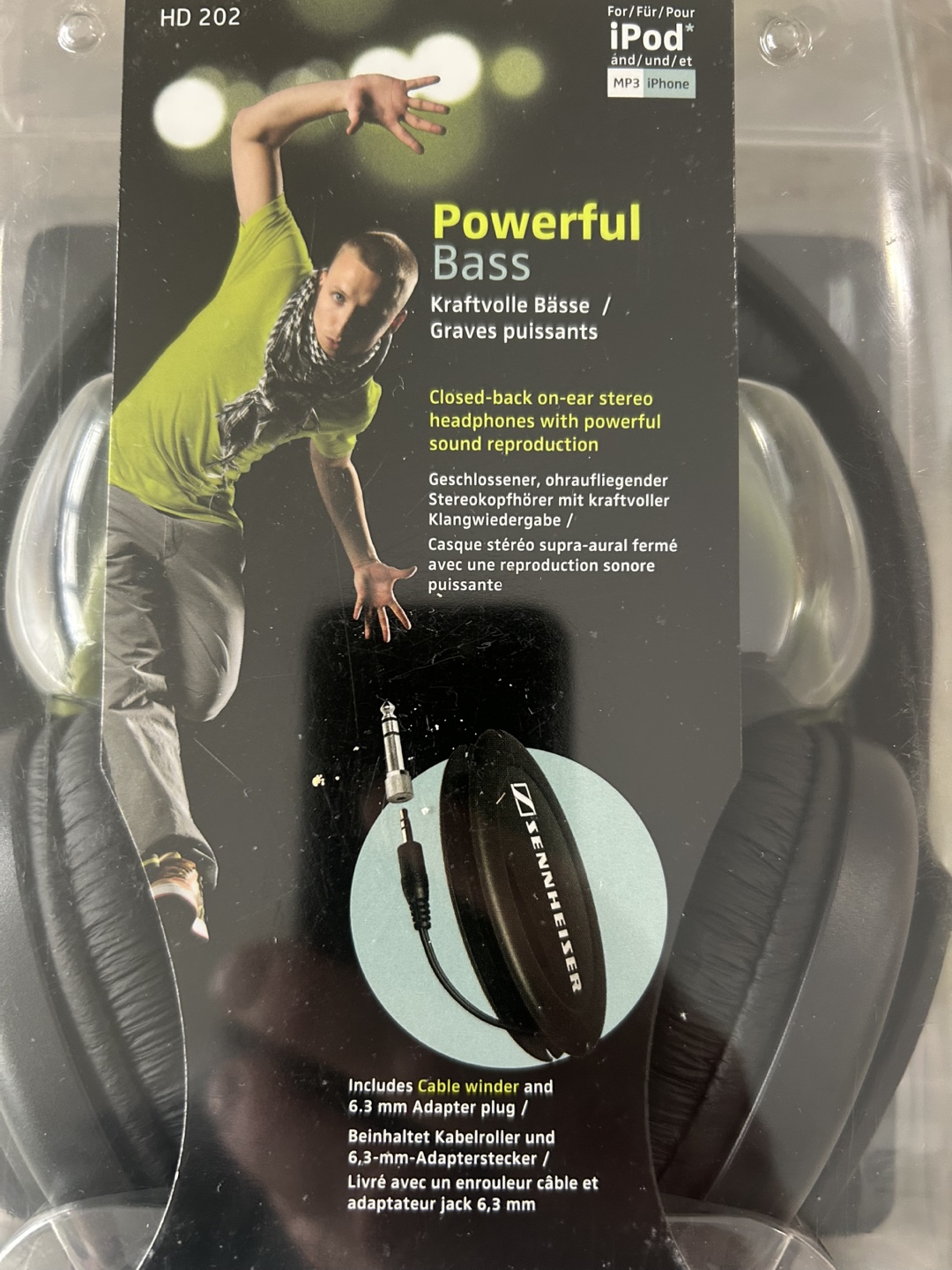 Sennheiser HD 202 Closed-Back Headphones - photo 3