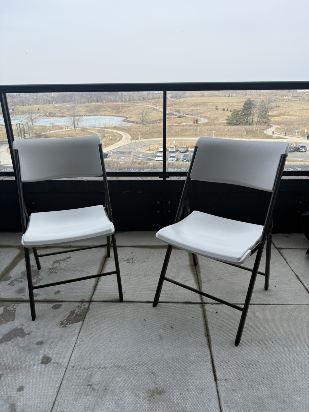 2 Folding Chairs - Lifetime
