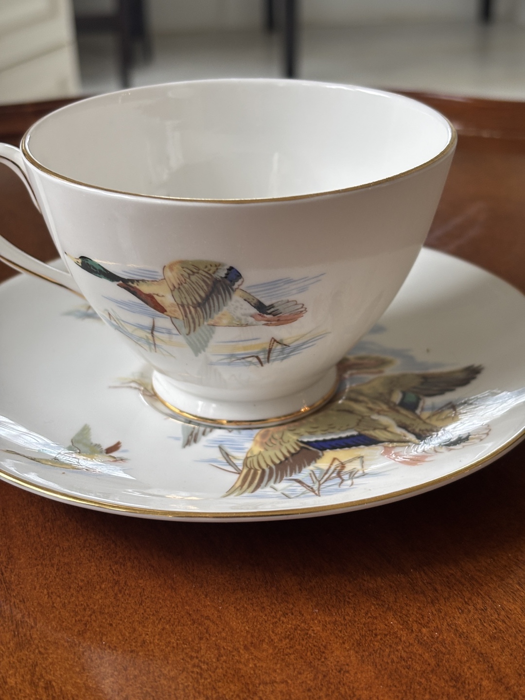 Vintage Royal Chelsea Teacup and Saucer Set