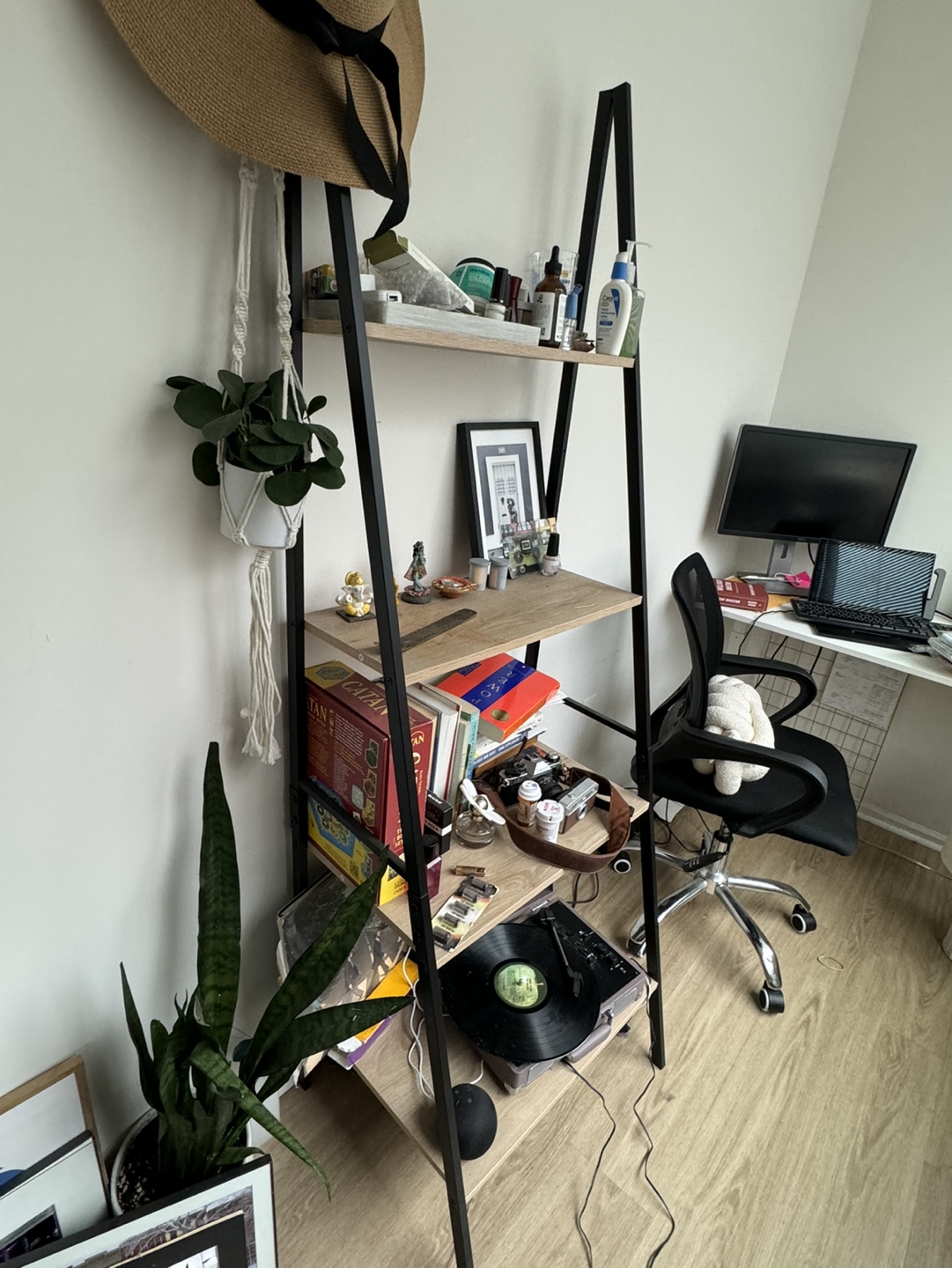 Metal ladder Ikea bookshelf - photo 2