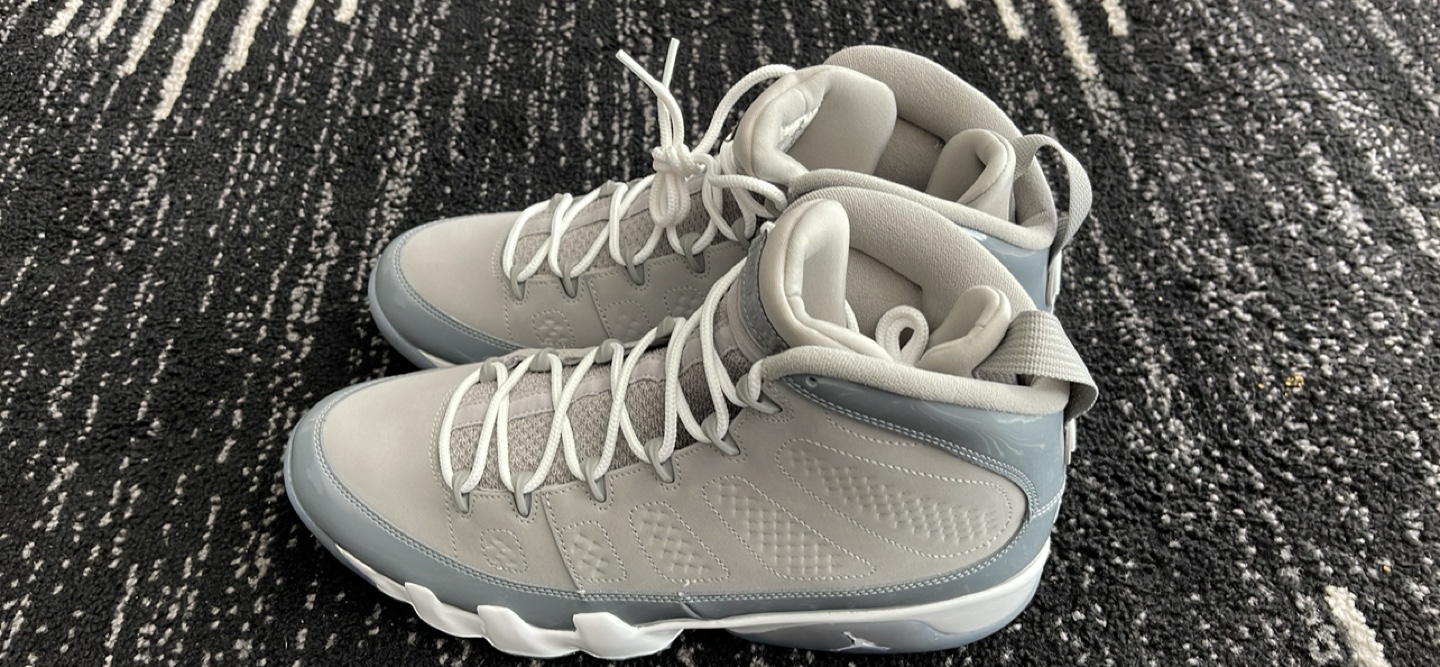 Jordan 9 Cool Gray sz 13 - photo 3