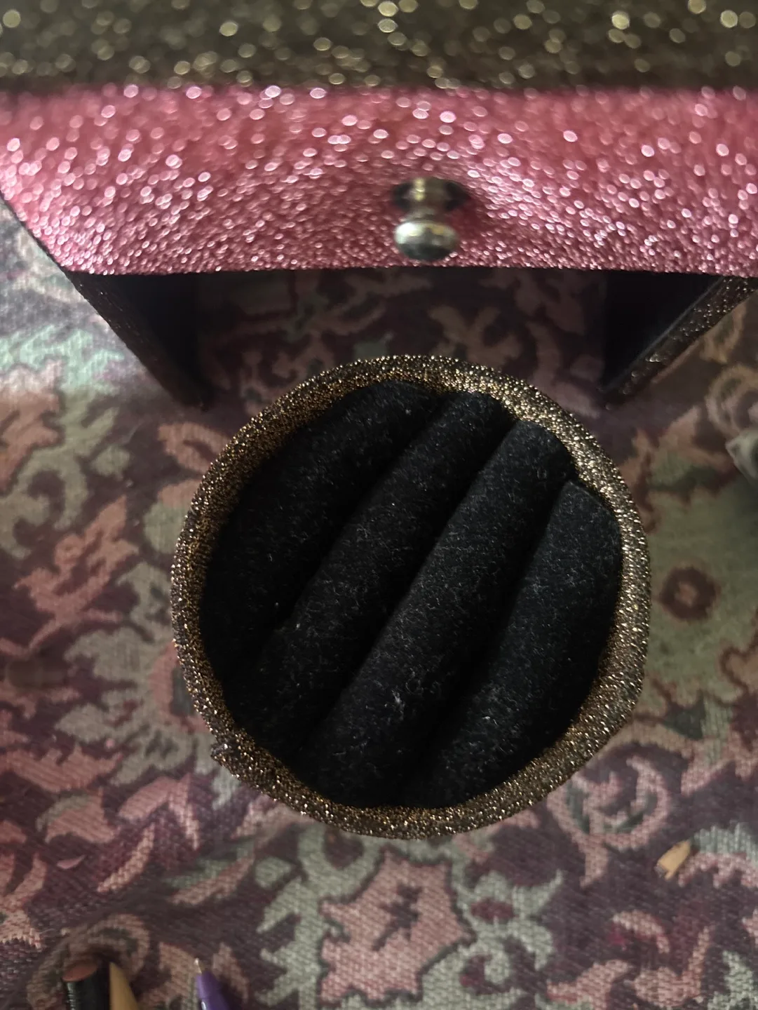 Jewelry holder vanity with Mirror and Stool image indicator(2)