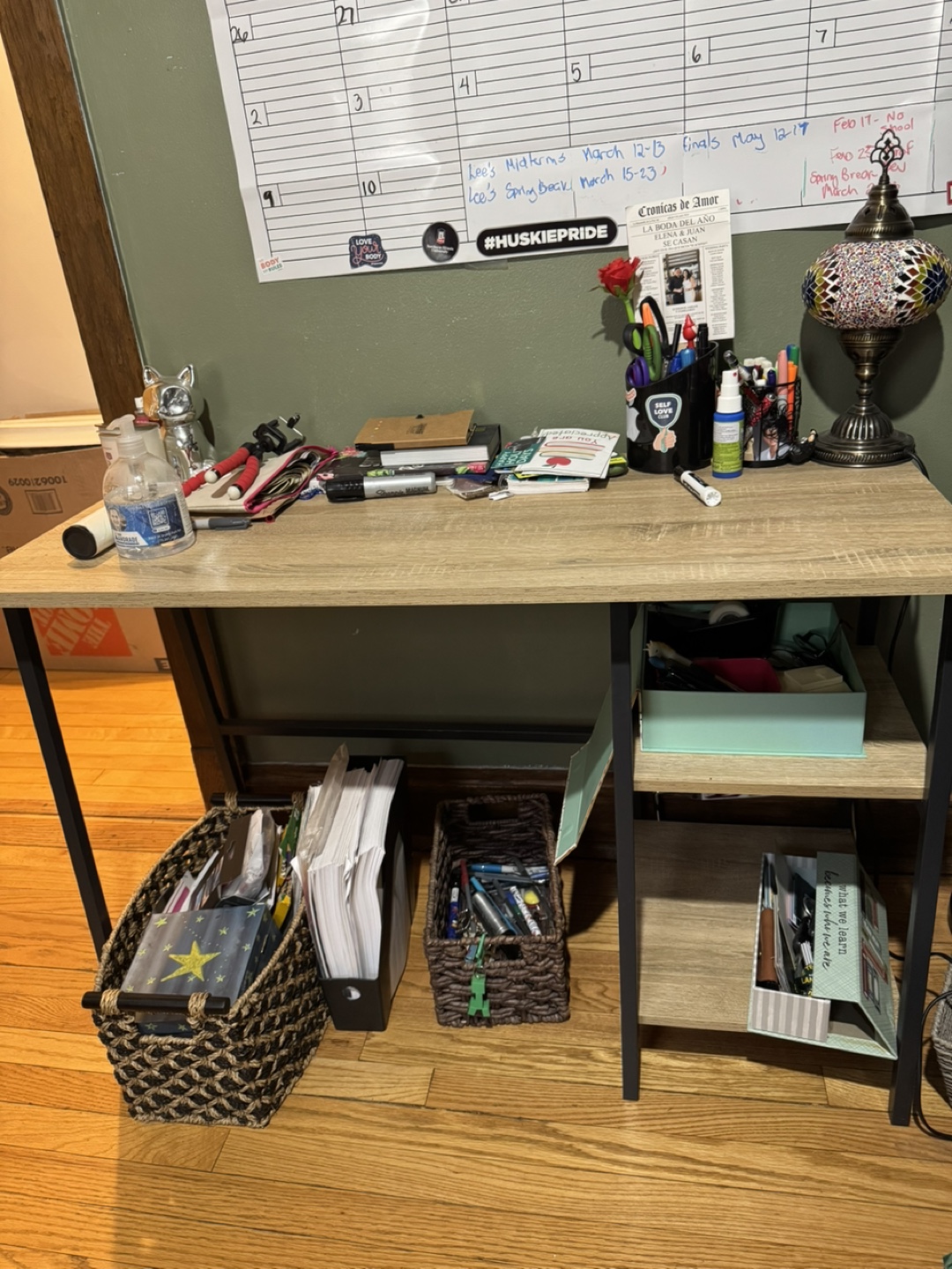 Modern Computer Desk with Storage