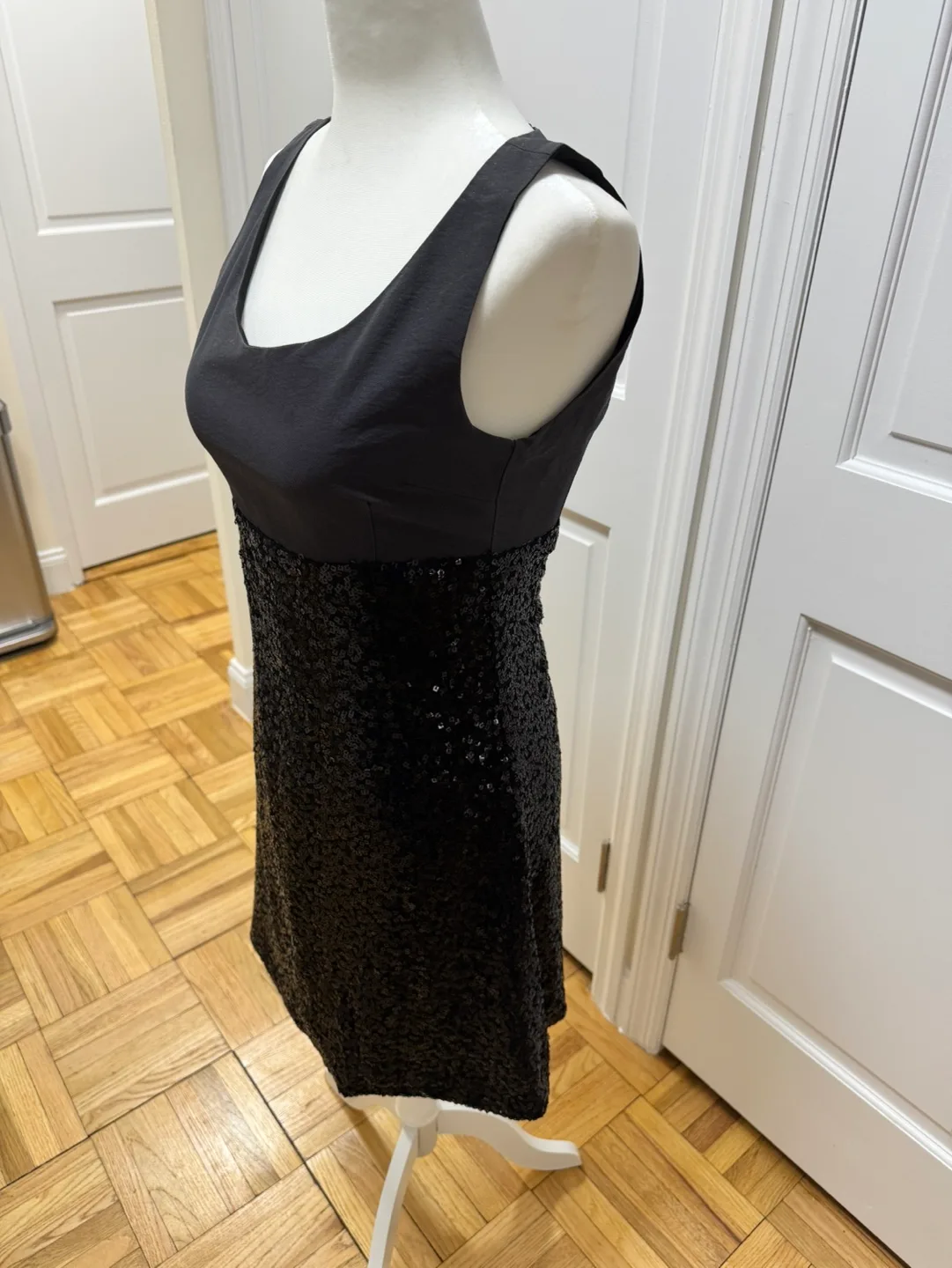 Black Sequin Mini Dress | Size XS image indicator(3)