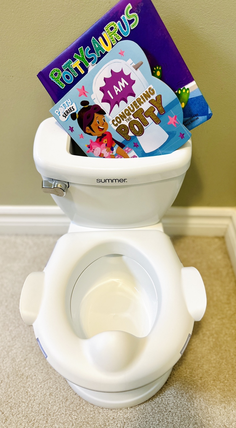 Summer Infant Training Potty w/ Flush Sound + Free Potty Books - photo 2