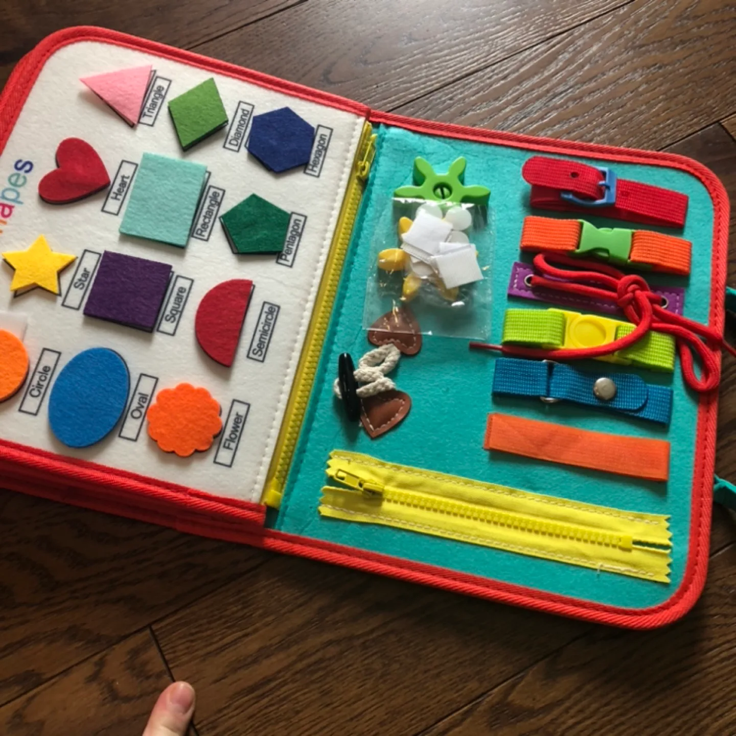 Busy Board Book for Toddlers - Educational Travel Toy image indicator(7)