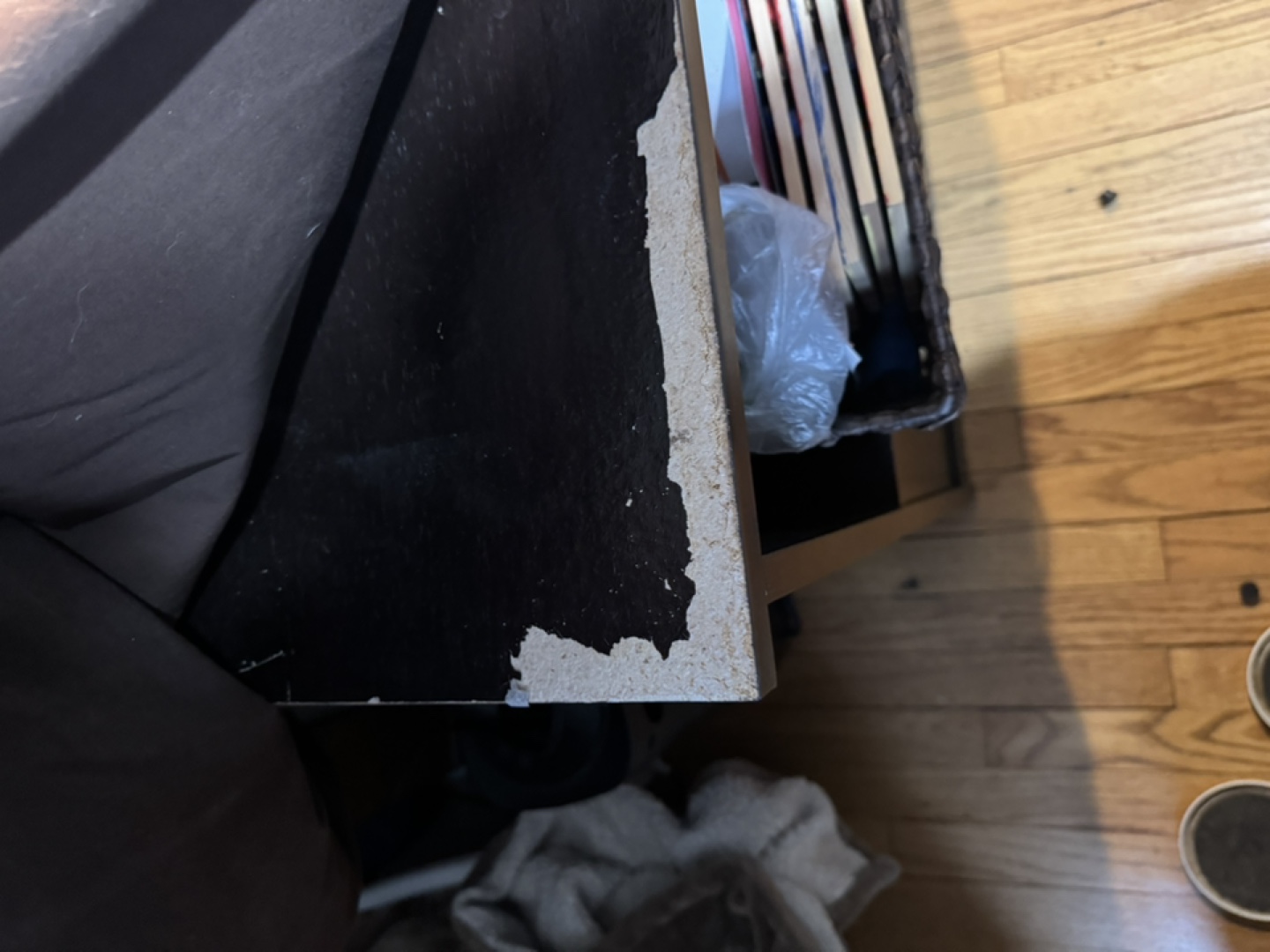 Black Wooden Storage Cabinet - photo 2