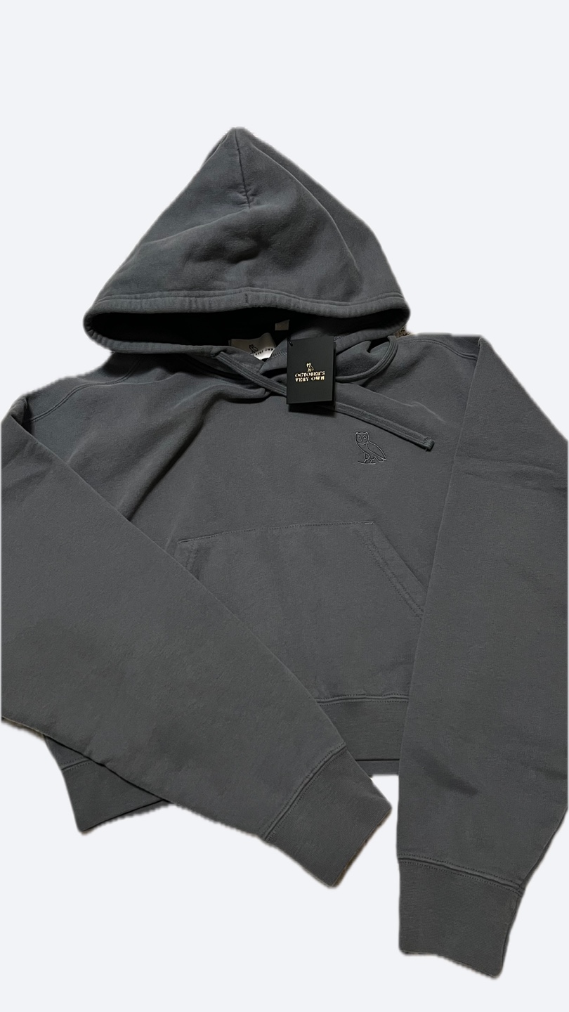 October's Very Own Black Oyster Pull Over Hoodie - Size Small