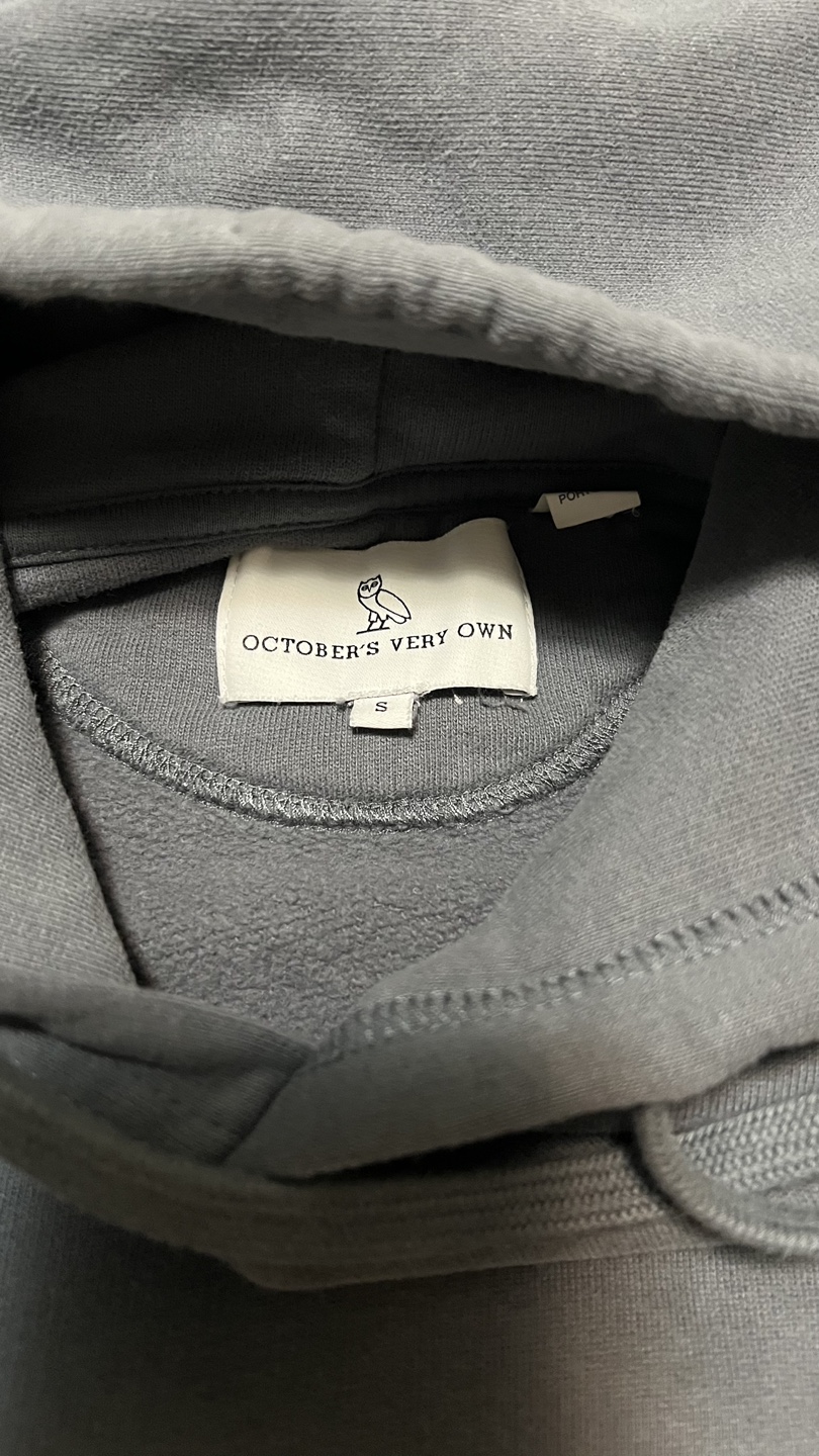 October's Very Own Black Oyster Pull Over Hoodie - Size Small - photo 3