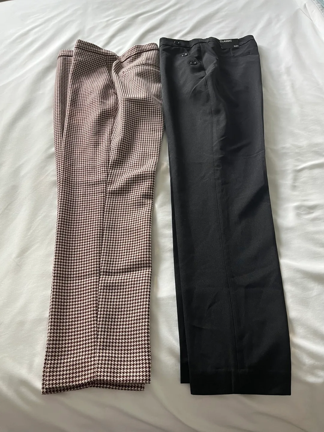 2 Pairs of Women’s dress pants -size 8 Price is for both image indicator(2)